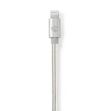 thumbnail of Nedis Lightning-Adapter - Apple Lightning 8-Pin - 3.5 mm Stecker - Vergoldet - 1.00 m - Rund - Nylon - Verpackung mit Sichtfenster