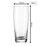 thumbnail of Luxentu Willi Becher Bierglas Helles-Glas 0,5 Liter mit Eichung - Legende seit 20 Jahren
