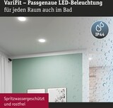 thumbnail of Paulmann VariFit LED Einbaupanel Veluna Edge IP44 rund 90mm  6W 500lm 4000K Weiß  79932