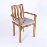 thumbnail of Pack 6 cojines para sillas de jardín color piedra, Tamaño 42x42x5 cm, Repelente al agua,