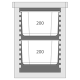 thumbnail of Stalgast Thermobox für 6x GN 1/1, (65 mm), Isolierung aus Polyurethanschaum, Khaki, 86 L, Frontlader