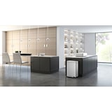 thumbnail of PROREGAL Stilvoller rechteckiger Treteimer mit extra breitem Pedal & gedämpften Stay-Open-Deckel | 45 Liter, HxBxT 65x43,3x33,4cm | Edelstahl