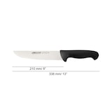 thumbnail of Arcos Serie 2900 - Metzgermesser Steakmesser - Klinge Nitrum Edelstahl 210 mm - HandGriff Polypropylen Farbe Schwarz
