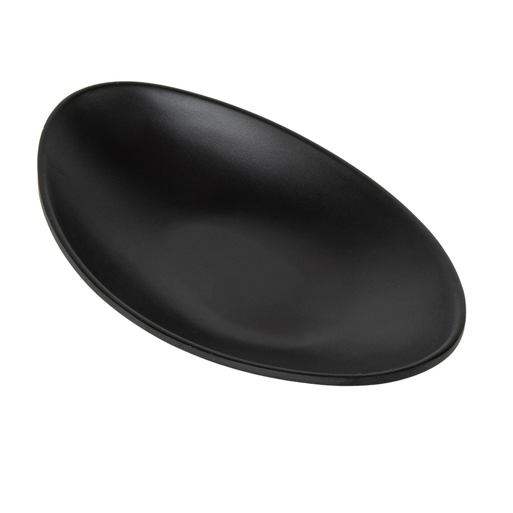 Boles Ovales 'Asami Ware'  18,2X10,1X3 Cm Negro Melamina (6 Unidades)