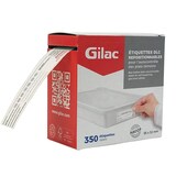 thumbnail of GILAC Étiquettes de traçabilité alimentaire repositionnables - boite de 350 - Blanc G902002