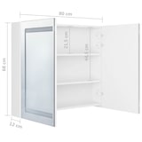 thumbnail of Helloshop26 - Mueble de baño con espejo LED 80 x 12 x 68 cm blanco brillo 02_0006584
