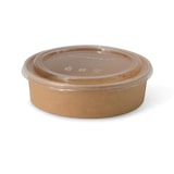 thumbnail of BIOZOYG 300 Stück runde Einwegschalen 700ml - Kraftkarton-Bowlschalen Pappschalen Salatschalen, Schalen für Salate, Nachhaltige Einwegschüsseln
