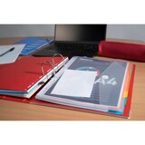 thumbnail of Exacompta 57381E 10x Packung mit 5 verschließbaren Prospekthüllen aus PP mit Klettverschluss - A4 - Transparent