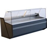 thumbnail of Freikühltheke Nika Pro 2007 mit Rückschiebescheiben und Glasetage