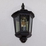 thumbnail of Lanterna Minerva a muro Nero opaco in alluminio pressofuso 22x26xH44cm