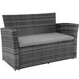 thumbnail of tectake Conjunto de ratán Módena con funda protectora incluida  Gris