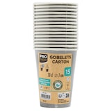 thumbnail of Pronappe 89118I 20x 15 Pappbecher, 20 cl - Grau
