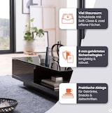thumbnail of SalesFever Couchtisch rechteckig | mit Schublade | MDF-Holz | B 120 x T 60 x H 36 cm | schwarz