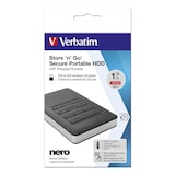 thumbnail of Verbatim Store n Go Secure Portable Festplatte 1 TB mit Code-Zugang