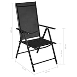 thumbnail of Helloshop26 - 7-teiliges schwarzes Aluminium-Gartenmöbelset 02_0013917