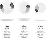 thumbnail of Home Vajilla 18 piezas Moon porcelana decorada