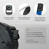 thumbnail of 4x Profi Spanngurt mit Klemmschloss 1-tlg 2,5m 250 kg Traglast Anthrazit inkl. Tasche