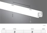 thumbnail of Paulmann URail Schiene 1,5m  230V Schwarz matt 95666