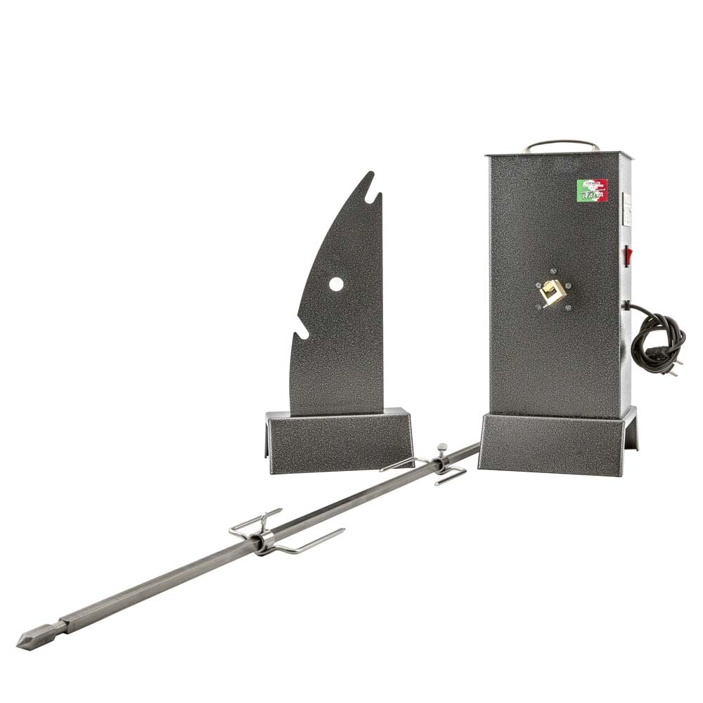 Giemme Spoleto - Assador giratório eléctrico profissional, capacidade até 30 kg de carne
