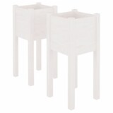 thumbnail of Helloshop26 - Pflanzkübel Hochbeet Blumenbeet Garten Terrasse 2er-Set 31 x 31 x 70 cm Kiefernholz 02_0038891