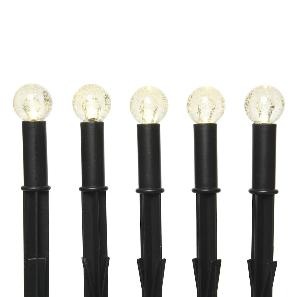 LED Solar Gartenstecker mit Luftblasenoptik Beetstecker Blumentopfdeko Sensor