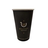 thumbnail of 1000 Kaffeebecher Coffee to go 400ml Ø 90x135mm Gourmet druck