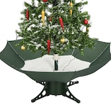 thumbnail of Schneiender Weihnachtsbaum mit Schirmfuß Grün 140 cm