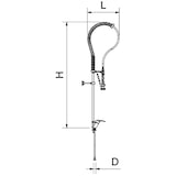 thumbnail of Torneira de duche Série MNE Fabricante: Fricosmos. N.º de ref.: 463086