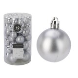thumbnail of WellHome - Conjunto de 60 Bolas de navidad en Color Plata