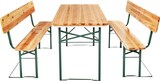 thumbnail of tectake Set da birreria 176cm con schienale - marrone - 402503