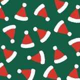 thumbnail of Rouleau de papier cadeau Alliance Fantaisie, 60 g/m², 50m x 0,70m, motif Bonnets de Noël