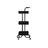 thumbnail of San Ignacio  KINVARA- Carrello organizer a 3 ripiani 86x42x35 cm Nero