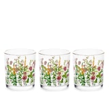 thumbnail of Confezione tre bicchieri bloom decorati cl 25.