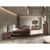 thumbnail of Angel Cerdá Cómoda em nogueira e PVC preto 7226C 120 x 43 x 75