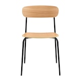 thumbnail of Lote de 2 sillas de madera negra