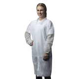 thumbnail of 50 Nitras PP-Besuchermäntel mit Hemdkragen | weiß | Gr. XXL | Mantel