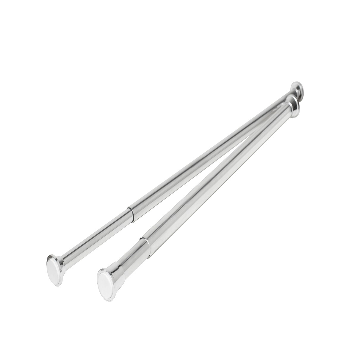 Duschvorhangstange 75 - 120 cm ALU silber glänzend Teleskopstange