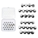 thumbnail of 26 Boquillas acero inoxidable con adaptador universal formas variadas ARTIPAS