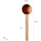 thumbnail of Conjunto de colheres dosadoras de café de madeira de faia Layba, capacidade de 25 ml