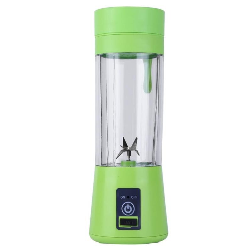 Petit Mixeur Jus de fruit Blender Smoothie Milkshake Portable 380ml USB Vert YONIS