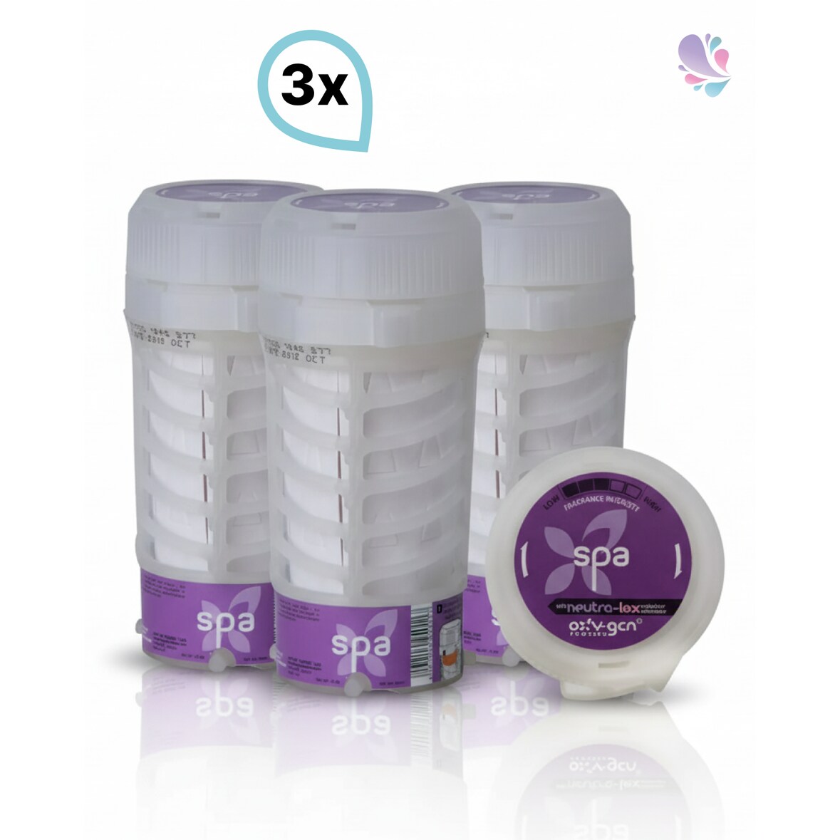 Blanc Aromaöl Duftkartusche, 3 Kartuschen je SET, reines Duftöl für 60 Tage anhaltende Duftintensität