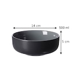 thumbnail of Ritzenhoff & Breker JASPER Müslischale ø 14 cm schwarz 6er Set