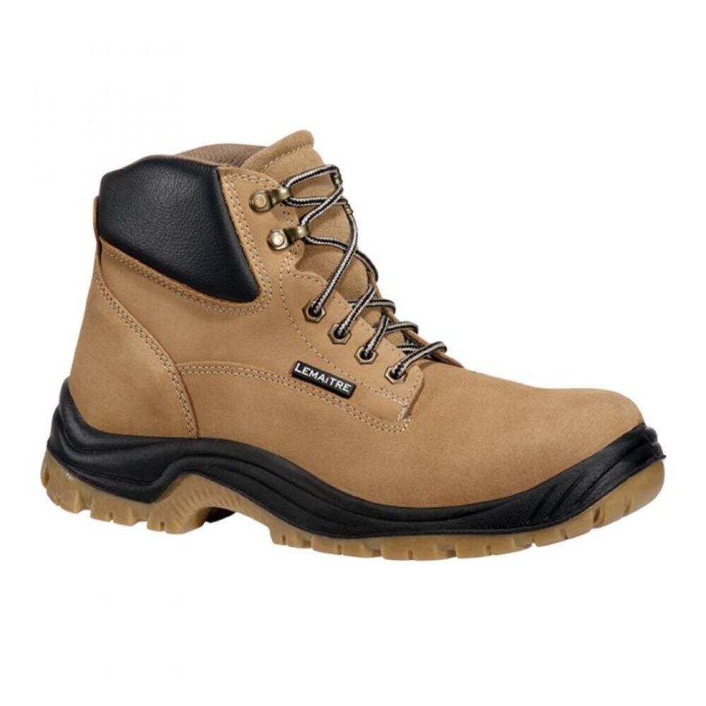 Chaussure de sécurité montantes  S3 Dodge SRC camel T.45 Lemaitre
