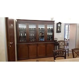 thumbnail of shopinnovativo -Cristalleria color noce con 8 ante e 4 cassetti in stile classico in legno e mdf con rifinitura in noce lucido 205x42x205 H