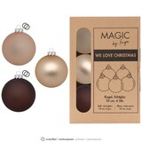thumbnail of 6 Weihnachtskugeln 10cm Glas Christbaumkugeln Weihnachtsbaumkugeln Calm Grove