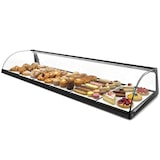 thumbnail of MBH - Vetrina espositiva neutra professionale Snack 120 cm vetri curvi. Espositore neutro da banco porta brioches per bar e pasticceria.