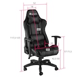 thumbnail of tectake Chaise gamer TWINK  noir