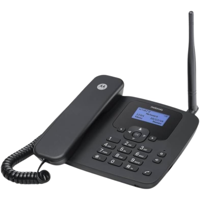 Motorola FW410L 4G-DECT-Telefon, WLAN, SIM, Akku-Backup, Freisprechen, Rufweiterleitung