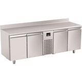 thumbnail of Gastro Edelstahl Kühltisch Kühltheke Monoblock -2/+8°C 4 Türen GN1/1 Aufkantung