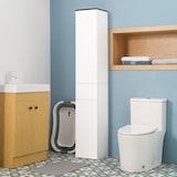 thumbnail of kleankin Mobile Bagno con Ripiano 2 Ripiani Chiusi 1 Cassetto Bianco